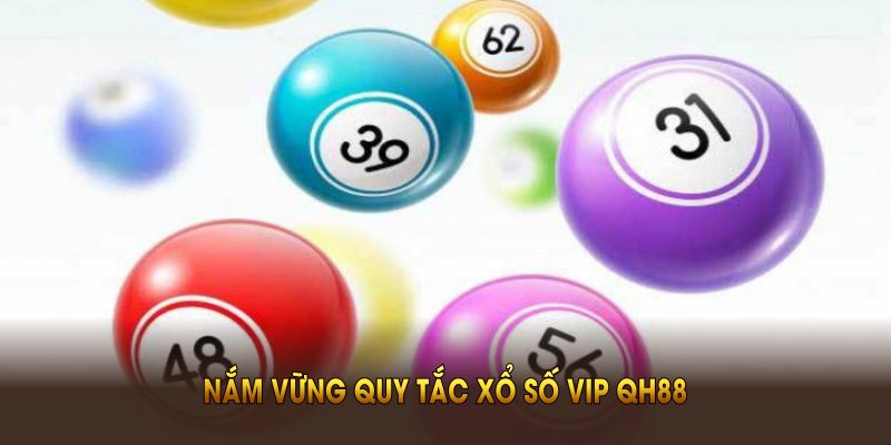 Nắm vững quy tắc xổ số VIP QH88 giúp bạn tự tin chơi hơn